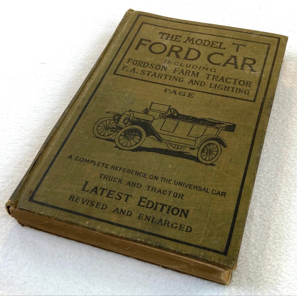 Model T Ford Car 1922 Complete Reference Rare Over 100 Year Old Book Fair